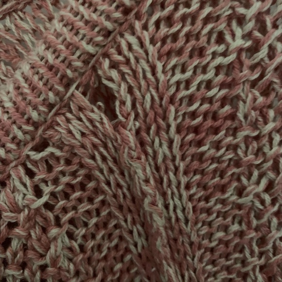 JJ Basics Pink and White Knit Sweater - Picture 5 of 5